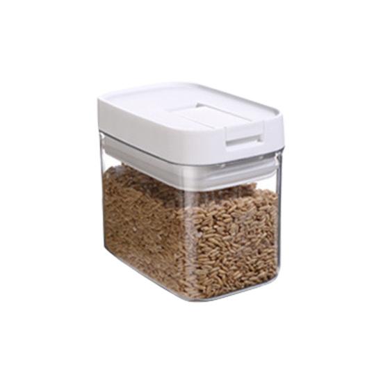 

Food Sealed Jar Easy One-Handed Opening Airtight Container with Click Seal Plastic Storage Jar for Nuts Coffee Flour S