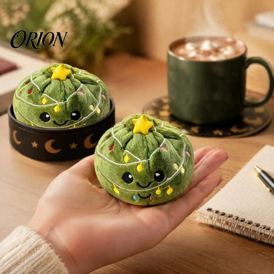 Plush Squeeze Toys Christmas Dumpling Stress Relief Toy, Santa Claus Snowman Reindeer Comfortable Sensory Plushie Steamed Bun Relaxation Toy