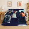 Kpop B-BTS Jeon Jung Kook JK Flannel Blanket Soft Warm Throw Blanket for Bedroom Living Room Bed Travel Camping Picnic Gift