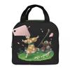 Dog Demon Retro Chibi Manga Inuyasha Insulated Lunch Bag for Women Children Portable Food Boxes Thermal Lunch Box Tote