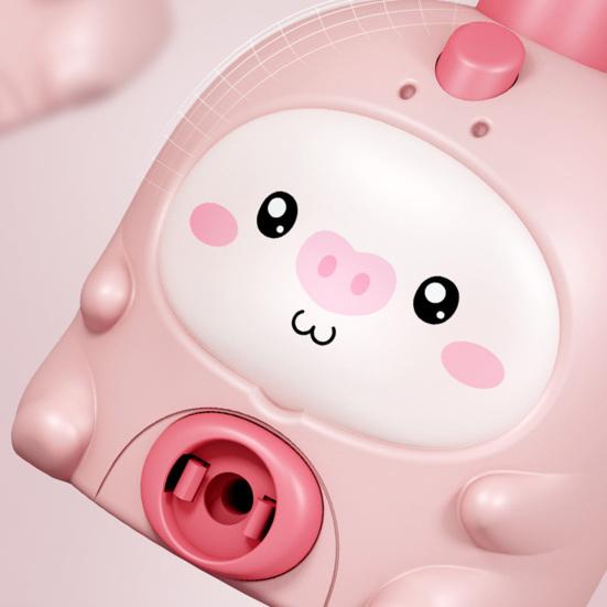 Tier-Luftbetriebenes Ballonauto-Spielzeug mit Pumpe Cartoon-Schwein Ente Robbe Ballonauto-Werfer Pädagogisch Kleinkinder Jungen Mädchen Fahrzeugspielzeug