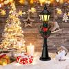 4 ks Vánoční mini modely pouličních lamp Domeček pro panenky Pouliční lampa Miniaturní vesnice Cestička Lucerna
