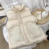 Women's Puffer Vest Casual Sleeveless Hooded Zip Up Jacket Quilted Stand Collar Coat with Pockets Winter Warm Outerwear