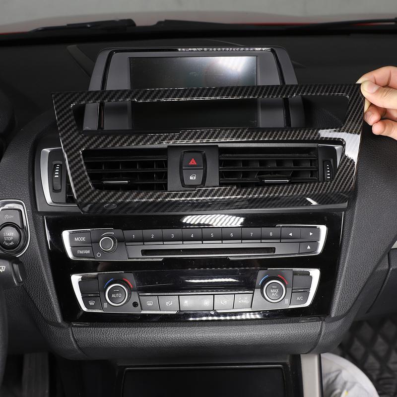 For 2012-2016 BMW 1 series ABS Car Center Console Air Conditioner Adjustment Button Panel Cover Trim Sticker Accessories