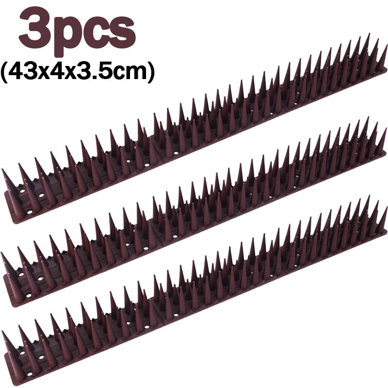 Plastic Bird Pigeon Spikes Outdoor Garden Roof Balcony Anti Climb Spikes Cat Repellent Spikes Pest Deterrent Fence Wall Traps