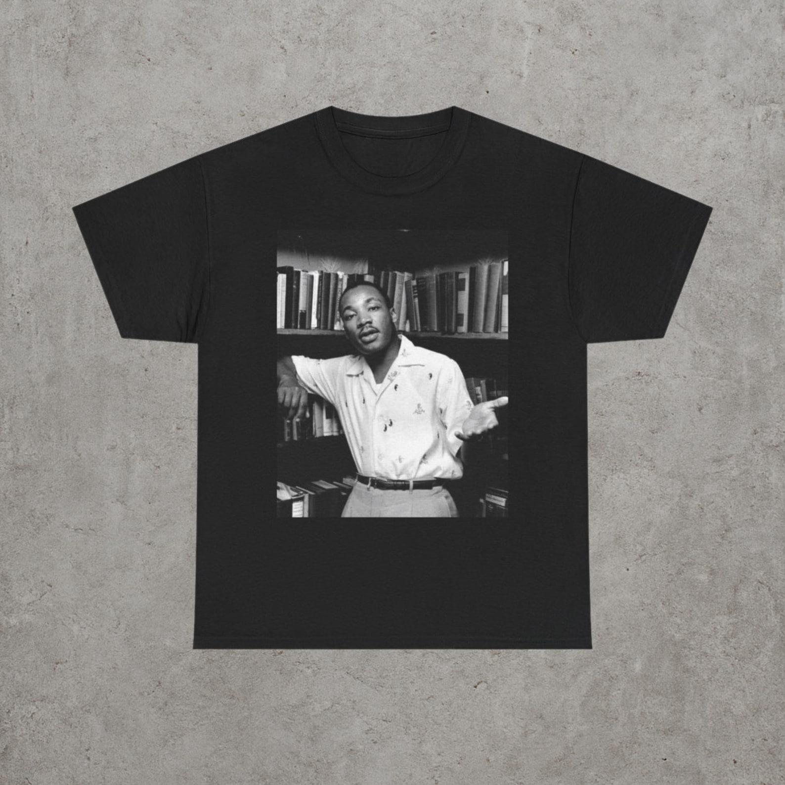 MLK Library Retro T-Shirt | Martin Luther King Jr. Vintage Design 3XL