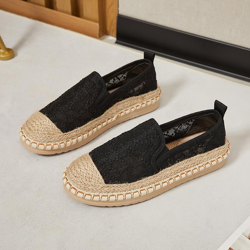 

CRLAYDK Classic Loafers for Women Espadrilles Slip On Dressy Casual Lightweight Flats Ladies Travel Breathable Walking Shoes 35