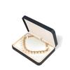 Luxury Custom Black PU Leather Jewelry Box Organizer Simple Square Style Ring Gift Set Packaging Luxury Jewelry Boxes