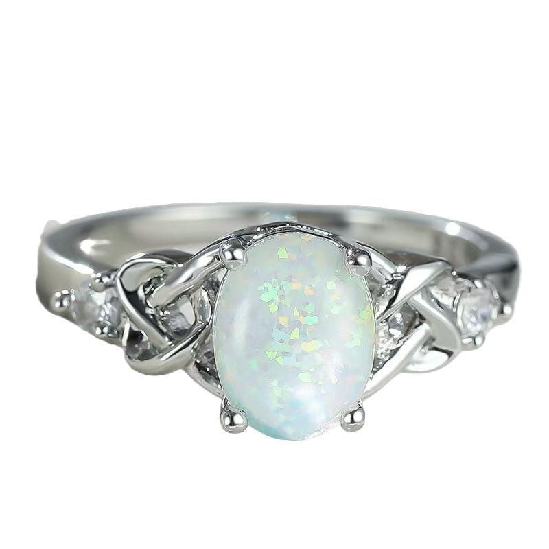 protein women s creative opal fashion jewelry ring One Size