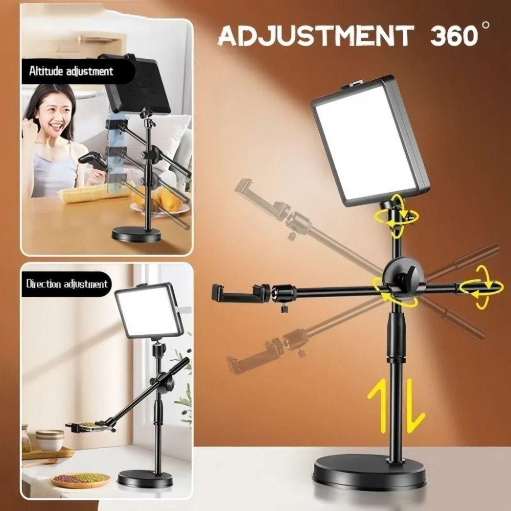 LED Light Live Streaming Light 360° Adjustable Adjustable Supplementary Light  Makeup Studio