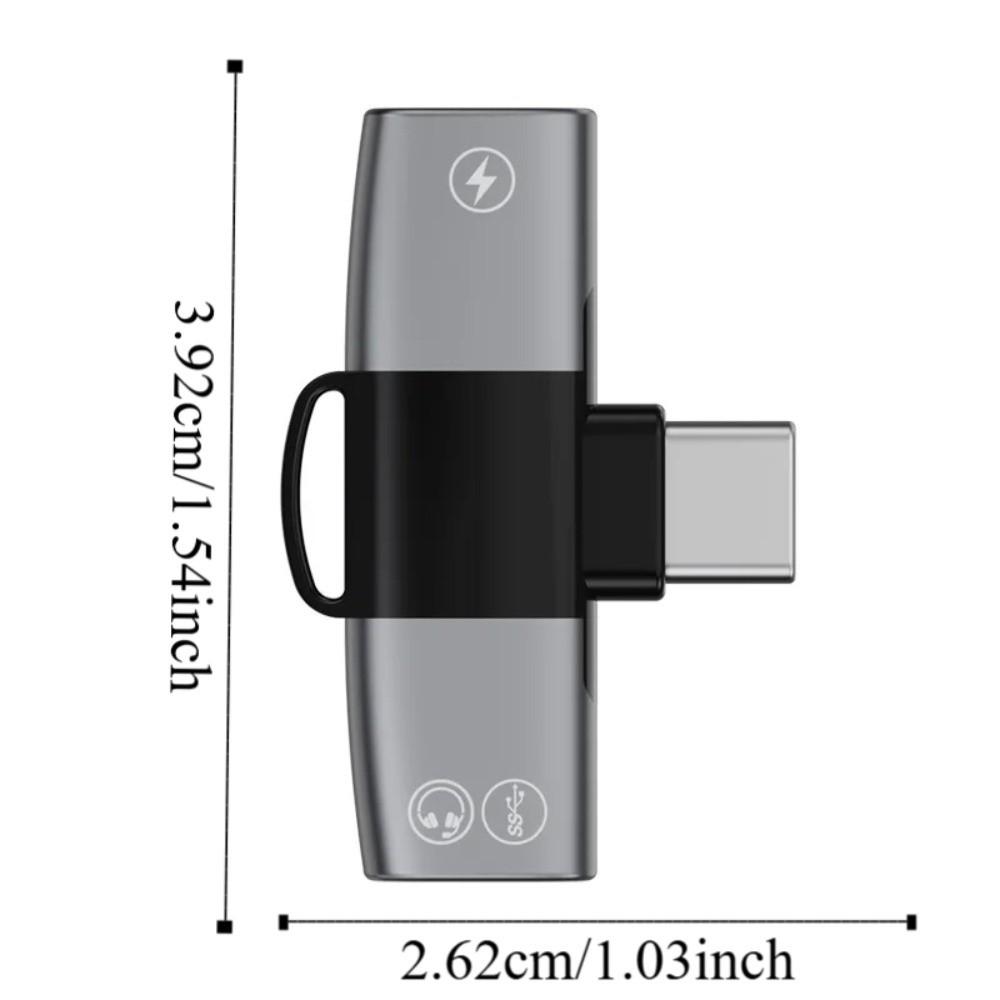 Converter OTG 2 in 1 Adapter Fast Charging Type C 2-in-1 Multifunctional Adapter  U Disk