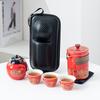 Portable Travel Tea Set Wholesale Outdoor Kung Fu Tea Set Quick Guest Cup Festival Chinese Business Gift Logo