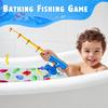 CozyBomB™ Magnetic Fishing Toy Game Set  Water Play, Bath & Pool Toy with Fishing Rod and Net  Floating Fish & Sea Creatures  Ages 3-8  Birthday