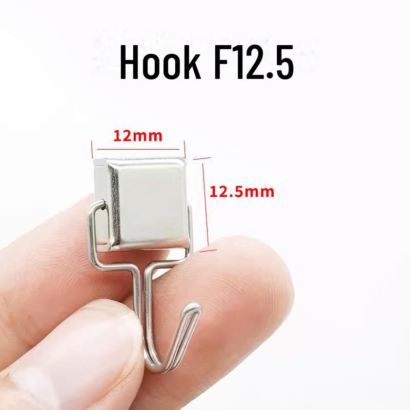 Super Strong No-Trace Magnetic Hook for Kitchen, Door & Refrigerator