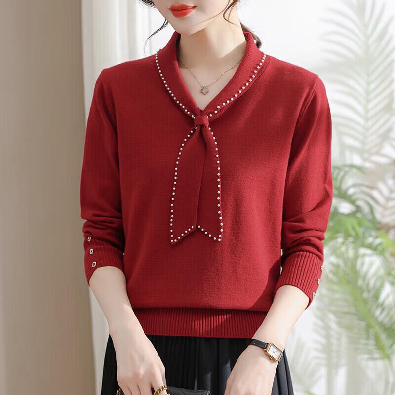 

XUEXI Women s Red Base Layer Sweater L (recommended for 90-110 catties)