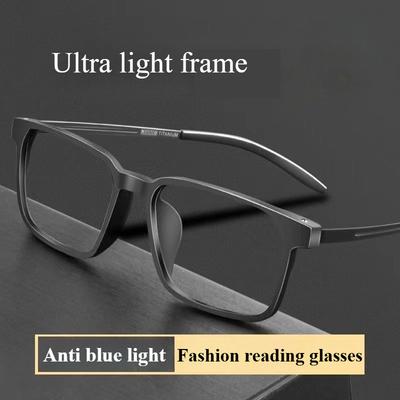 Fashionable Reading Glasses For Men'S High-Definition Anti Blue Light Glasses For Middle-Aged And Elderly People