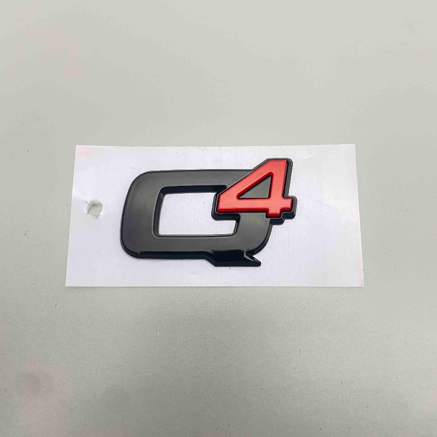 1 pièce Q4 Q2 GIULIA GIULIETTA STELVIO VELOCE Ti Badge Emblème Autocollants de Voiture pour Coffre Arrière Rénovation Étiquette de Coffre Logo Accessoires