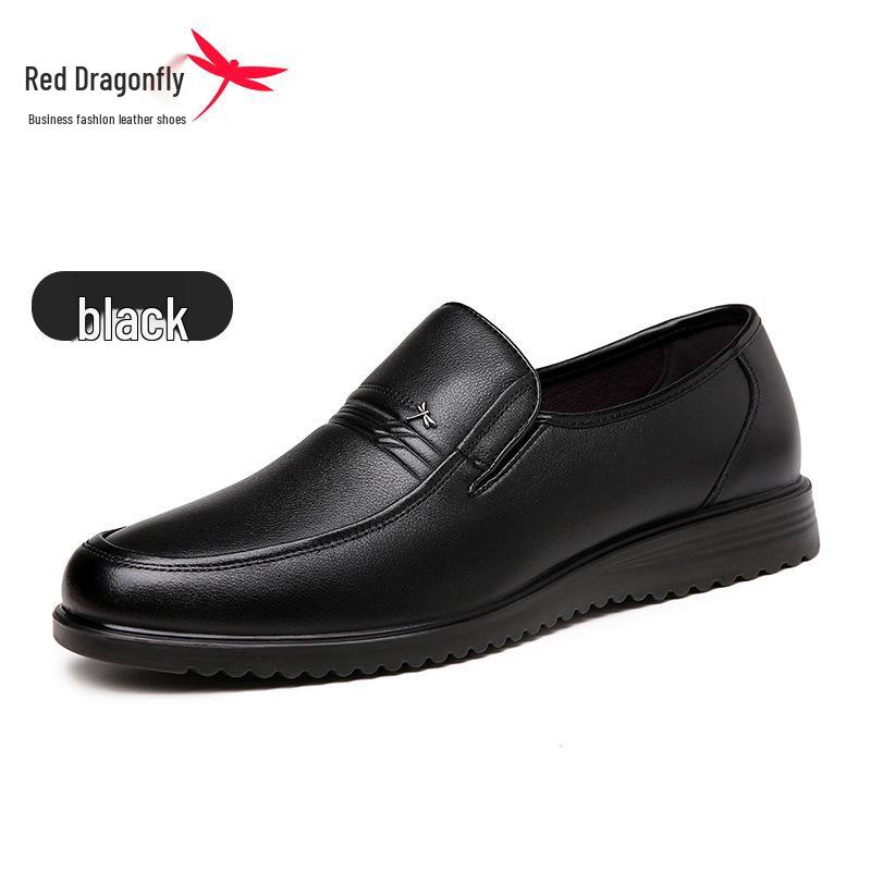 Red Dragonfly Men s Genuine Leather Slip-On Casual Shoes 44
