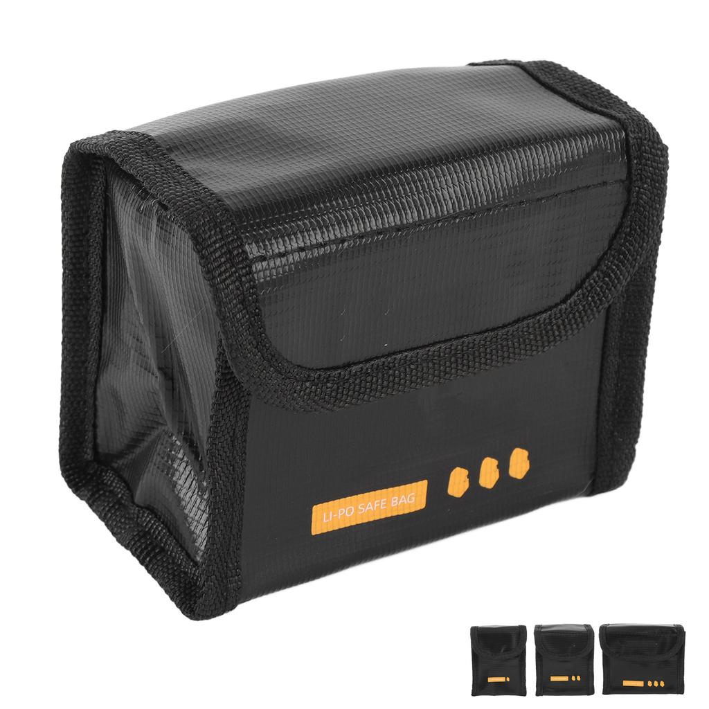 Battery Safe Bag for Flip Drone Nylon Fireproof Explosion Proof Protective Li Battery Storage Pouch 
