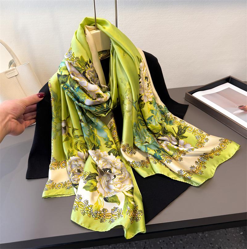 Women Fashion Print Scarves Sunscreen Wrap Thin Beach Scarf New Shawl Stoles Female Foulard Echarpe Bandana Hijab Headband