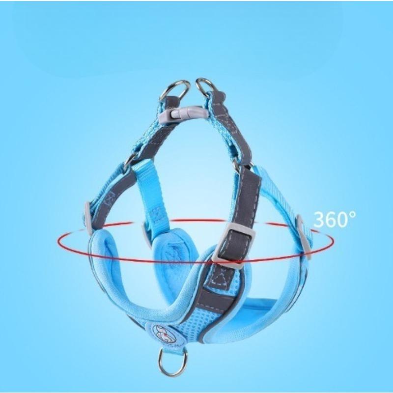 Dog Leash Vest, Small Dog Walking Leash, Cat Leash, Teddy Anti-break Reflective Chest Strap When Going Out