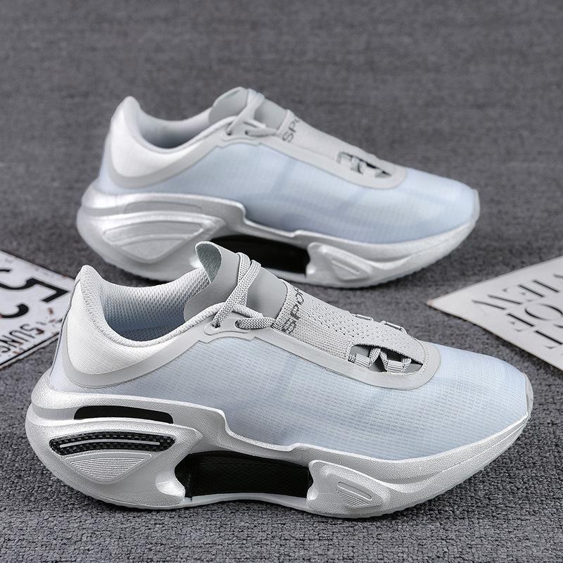 Middle School Student Dead Shoes 2025 New Ultra-light Shock Absorption Professional Running Shoes Men's Breathable Student Sports Shoes Non-slip