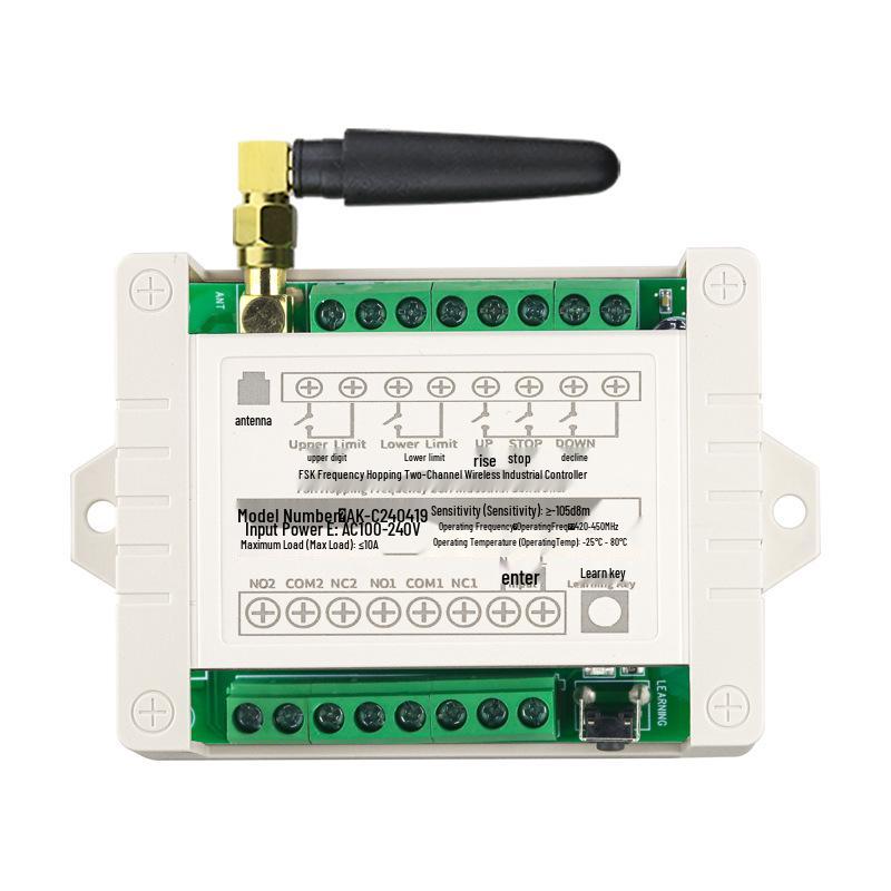 FSK 220V Frequency Hopping Wireless 4-Channel Remote Control Switch