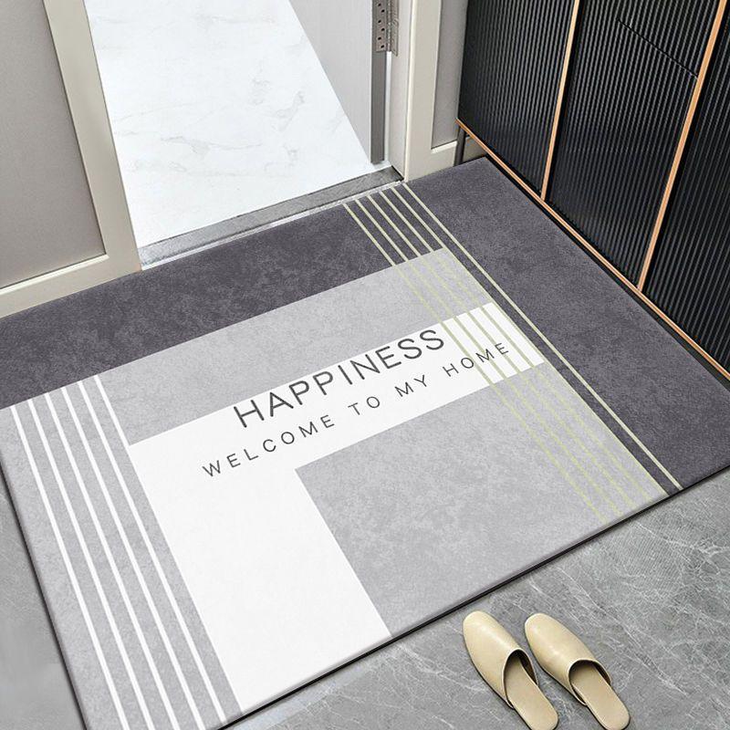Floor Mat Simple Modern Doormat Durable Anti-slip Household Entrance Bathroom Universal Decoration Water-proof New Carpet Ins
