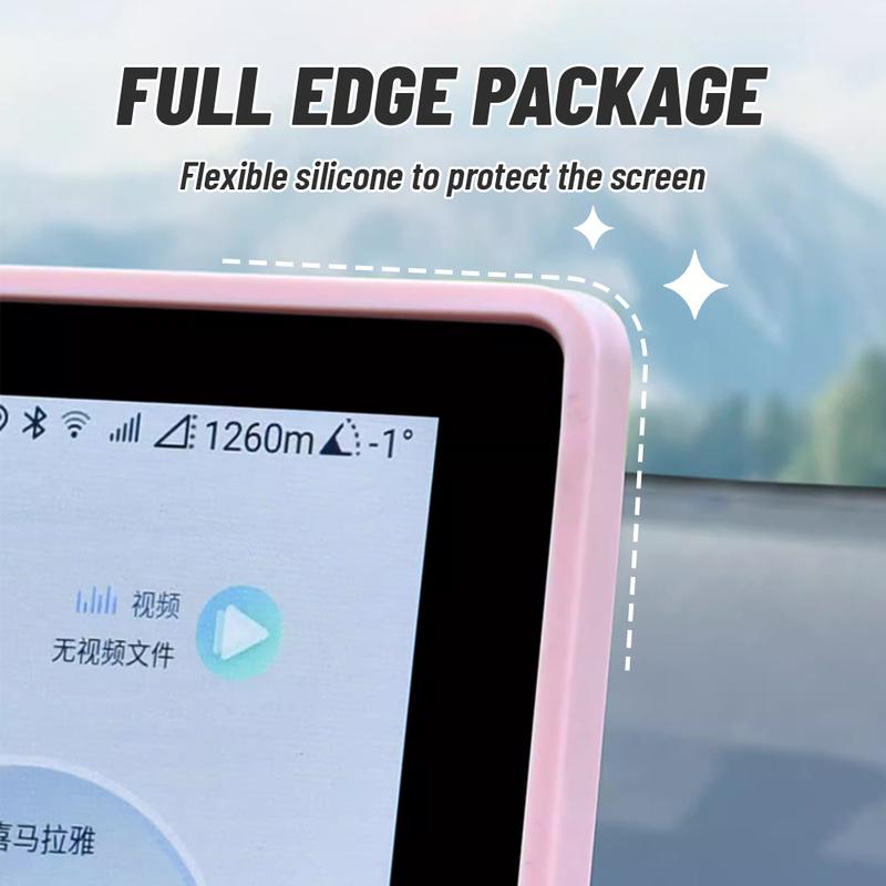 For BYD KING Car Central control screen Silicone protective sleeve Navigation Screen Protective Frame Cover Accessories