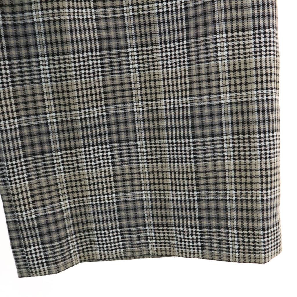 URBAN RESEARCH Made In Japan Check Pattern High Waist Wide Pants 38 Women Used