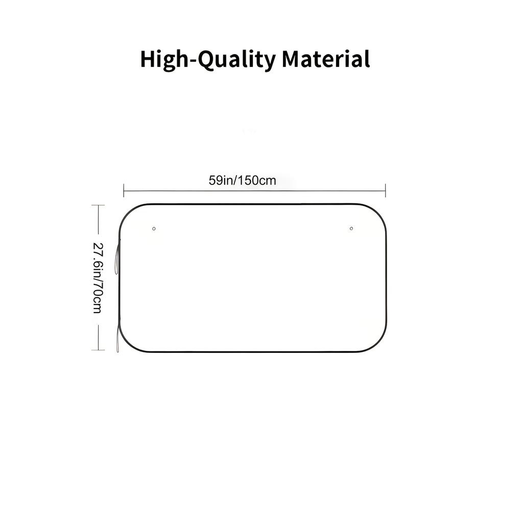 1Pcs Black Cat Pattern Windshield Sunshade UV Rays Heat Blocker Keeps Vehicle Cool Unique Design Fit Sedans SUVs Trucks RVs