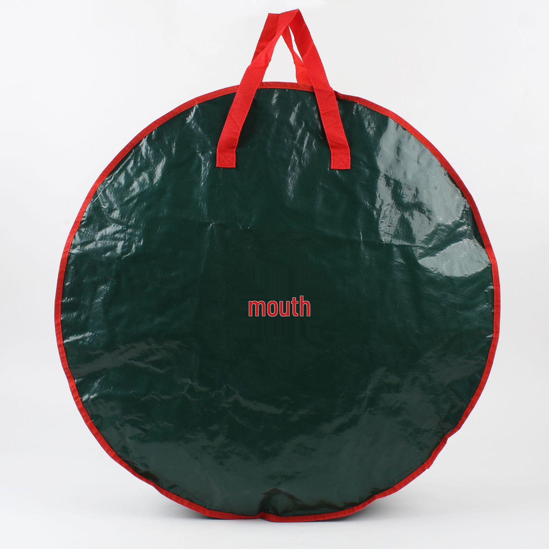 

Single-Sided Transparent PVC Christmas Wreath and Ornament Hanging Storage Bag 76*20 cm