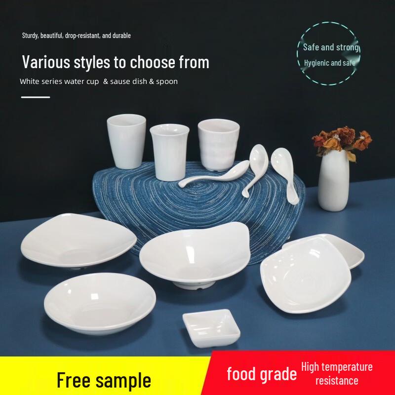 Melamine Square Dipping Sauce Dish