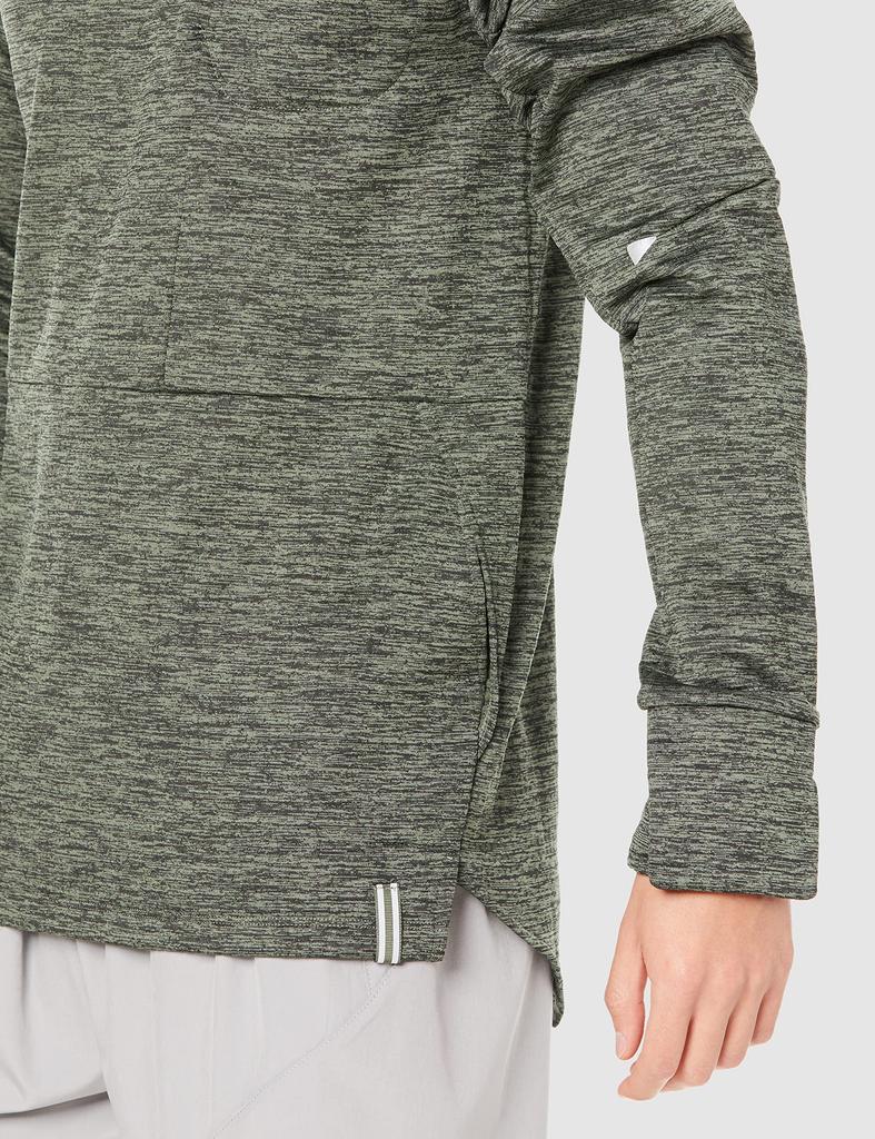 Long Sleeve Impact Grid Back Crew Top MT13270 NSC Spruce M [New Balance] (Norwegian Heather)