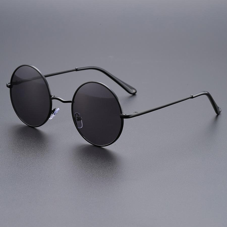 Круглые Панк Солнцезащитные Очки Мужские Винтажные Многоцветные Металлические Солнечные Очки Модные Классические Люксовый Бренд Дизайнерские Очки TM52