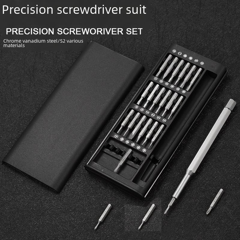 Sada 24 přesných magnetických šroubováků v 1 pro mobilní opravy