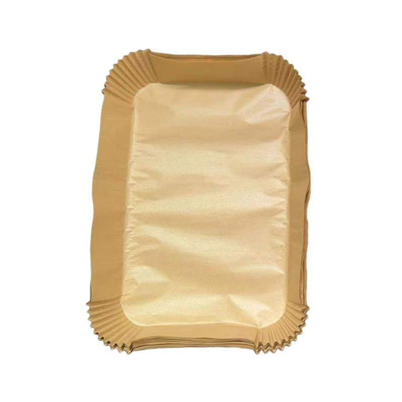 Air Fryer Papers Pads Rectangular Baking Papers Kitchen Oil-proof Paper