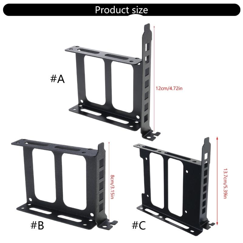 PC Internal Hard Drive Holder 2.5" 3.5" SSD HDD Holder Solid SSD &Mechanical Disk Support with Enhances Cooling Design