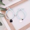Halloween Cartoon Ghost Pendant Braided Bracelet Gifts Friendship Jewelry