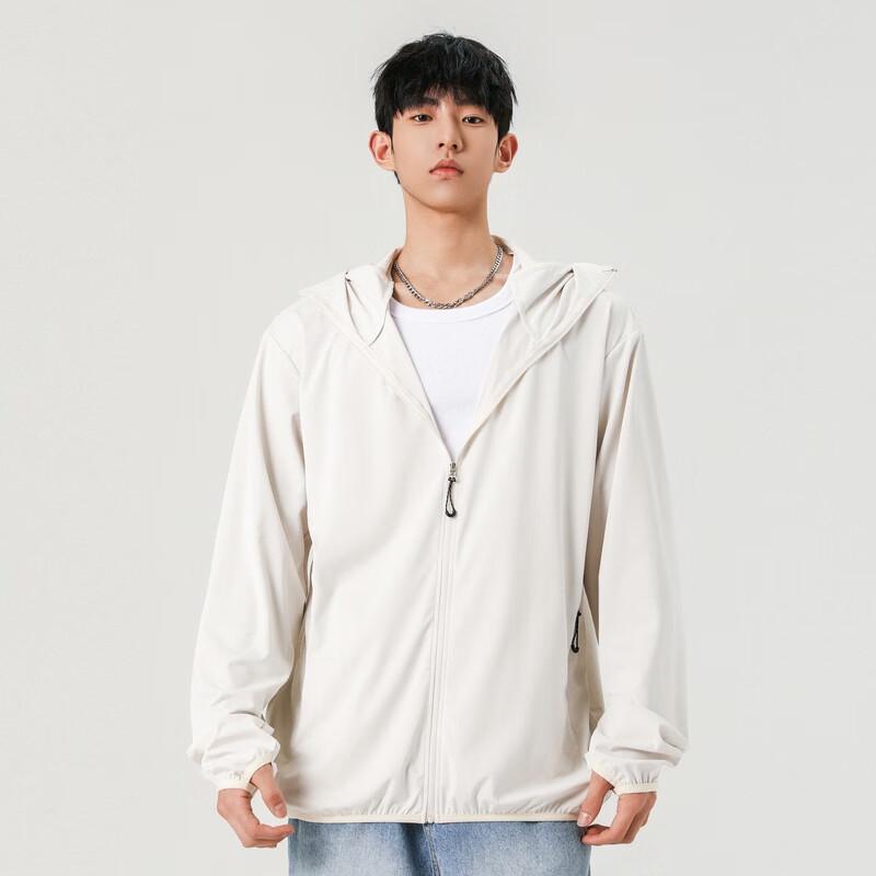 

Men s UPF50+ Ice Silk Sun Protection Hoodie Jacket M