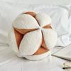 Nordic Style Plush Cushion With Piping For Living Room Decor And Bedside Use