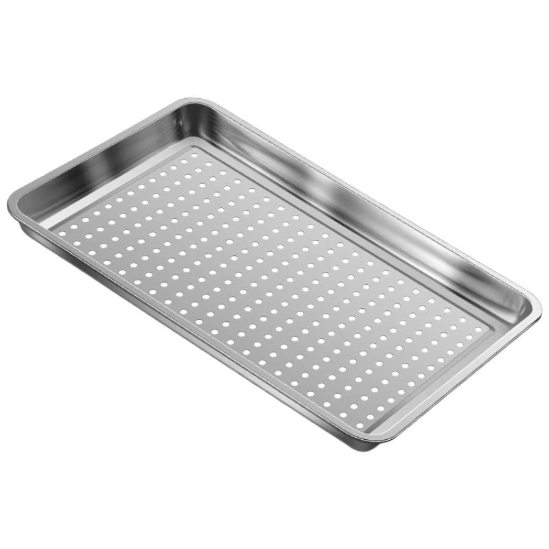 

Commercial 304 Stainless Steel Perforated Steaming Tray