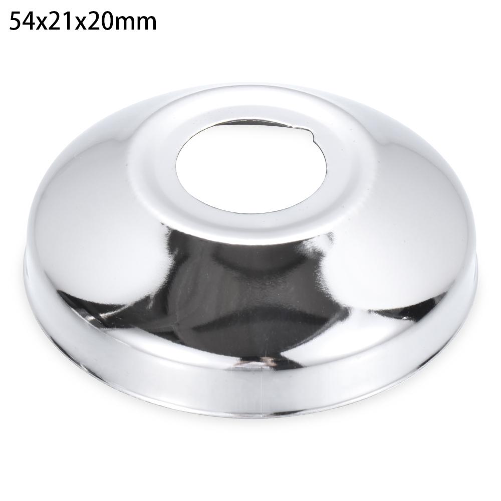 1PC Self-Adhesive Stainless Steel Faucet Decorative Cover Shower Chrome Finish Water Pipe Wall Covers Bathroom Accessories