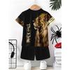 Fashionable 3D Printed Short Sleeve Shorts T-Shirt Set for Boys, Outdoor T-Shirt Shorts Set for Boys