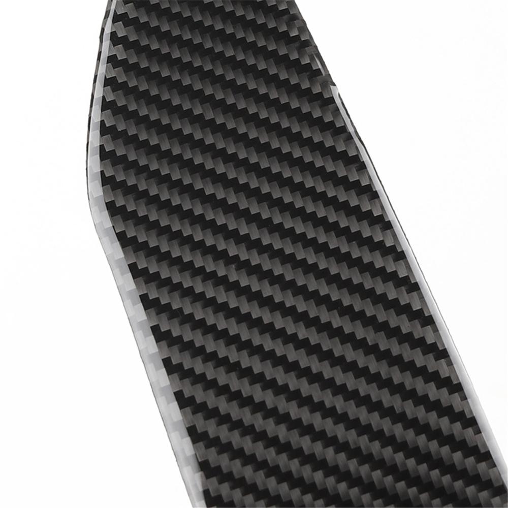 Carbon Fiber Car Gear Shift Panel Cover Trim For 2014-2018 BMW X5 F15 LHD