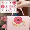30 Sheets Bow Thank You Adhesive Stickers Smudge-Proof Decor Labels for Bridal Shower Gift Wrapping Envelope Seals