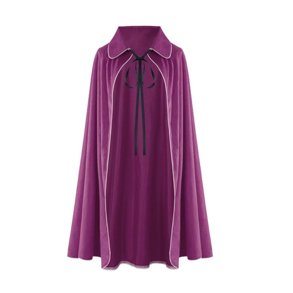 Mens Halloween Short Cape Costume with Collar, Color