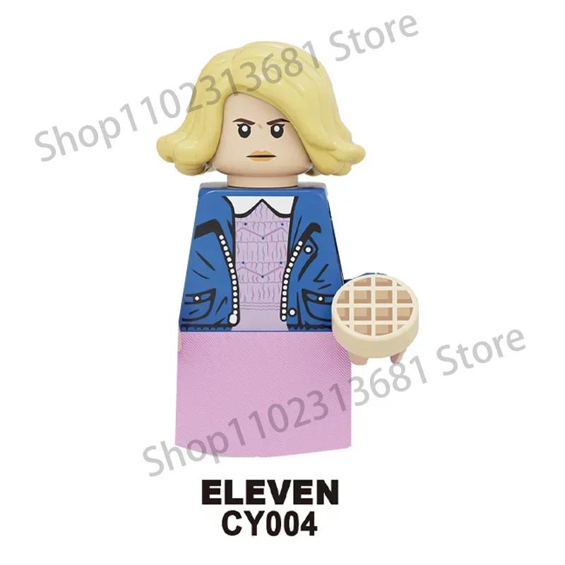 Schrecklicher Film Auf dem Kopf Dustin Mike Lucas Will Eleven Modellbausteine Erleuchten Actionfigur Bausteine Spielzeug für Kinder