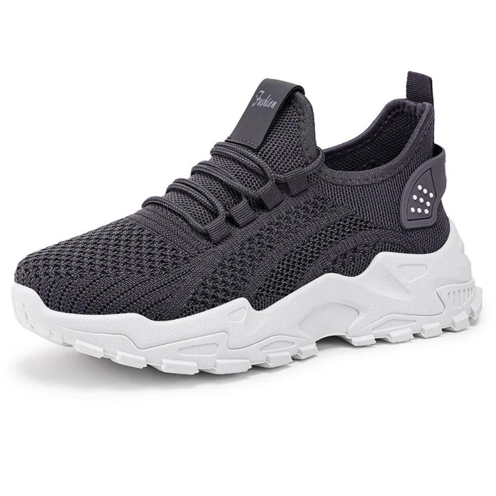 Lässige Ballerinas Sneakers für Damen Rosa Grau Mesh Bequem Tenis Feminino Damen Trainer Damen Plateau Laufschuhe