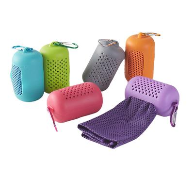 Ice Silk Cool sportovní ručníky Venkovní fitness ledové ručníky Rychleschnoucí, pot absorbující a chladivé sportovní ručníky